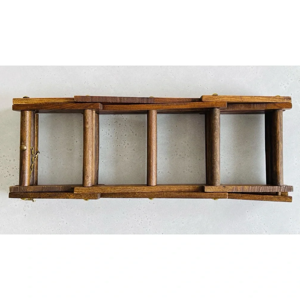 Vintage wooden expandable